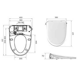 Tapa asiento Ideal inteligente 75500