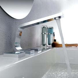 Grifería de lavatorio FV chalten desagüe soft touch 0207/H4-CR