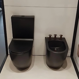 Depósito c/desc dual Peirano Stone negro ino104N-2(B)