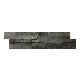 Revestimiento Piedra Misiones 15x55 Geo Burkina Negro