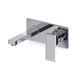Griferia lavatorio pared Hidromet Intrepid cromo 9780CRCR
