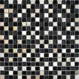 Revestimiento Arren 30x30 Vidrio/Piedra Gris - Mod Vs421/1