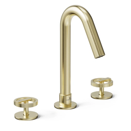 Griferia lavatorio de apoyo Ring Hidromet Gold 11506