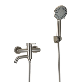 Griferia ducha exterior monocomando c/transf steel 83-205-CR Peirano