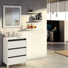 Vanitory Schneider piano 60x46cm con mesada 1AG