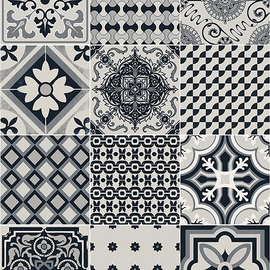 Ceramica Alberdi 37.5x75 Marrakech Negro