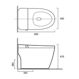 Inodoro Uhome smart CL-616