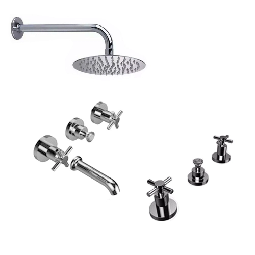 Griferia baño completa Hidromet Triumph Bañera Bidet