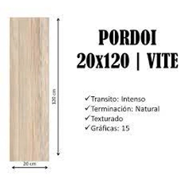 Porcelanato Vite 20x120 Pordoi Natural cal 1º