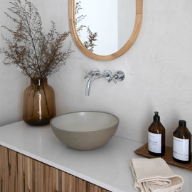 Grifería de lavatorio Peirano Valencia de pared cr 62-122