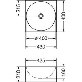 Bachas Baño Ferum Temple Cubo Blanca Lwdf