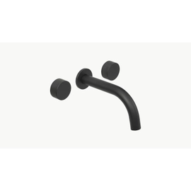 Griferia De Lavatorio Pared Peirano Fabric Black 62-100N