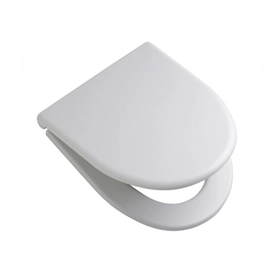 Inodoro Ferrum marina corto con tapa de asiento