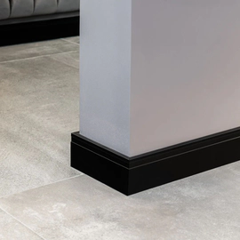 Zócalo Extra Line Epsilon 100 x 15 x 2,44 Negro Mate 2324E Atrim