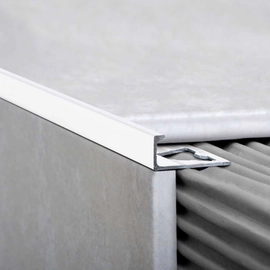 Varilla Atrim "L" aluminio 10mm x 2,5 mts Blanco