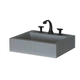 Bacha Cree Jane solid surface gris mate 3 agujeros