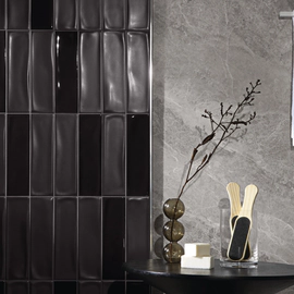 Ceramica 7x24.4 Arren vivant ligne noir mate