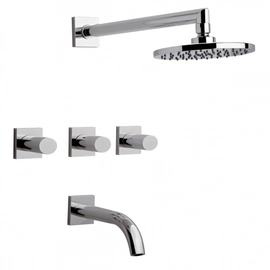 Griferia Baño Completa Fv Melody 28 Lavatorio Ducha Bidet