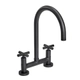 Griferia de cocina Peirano Black Velvet cruz 51-190