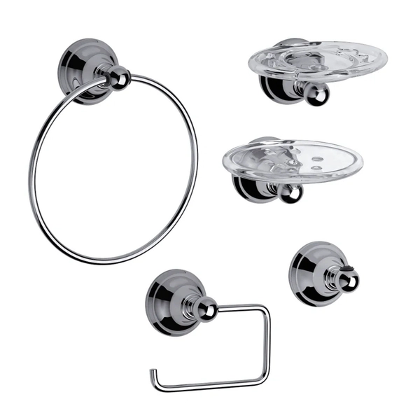 Accesorios de baño FV newport kit de 5 piezas 0179.05/B2-CR