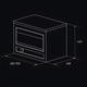 Horno Semi industrial TST a Gas puerta de vidrio 60 cm 482-60