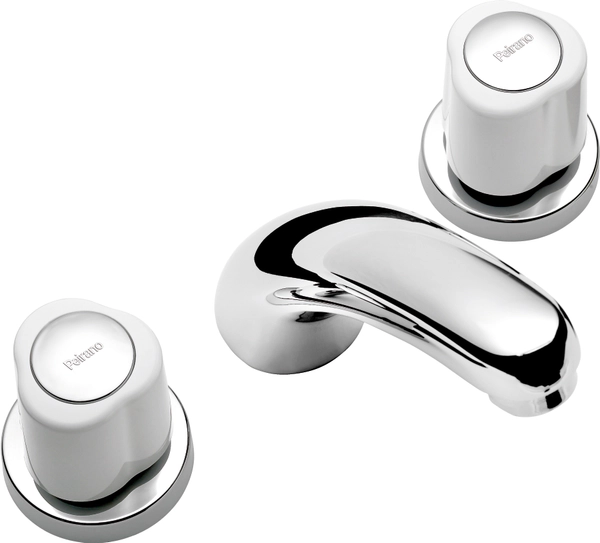 Griferia de lavatorio Peirano Lorca bco/cr 60-010