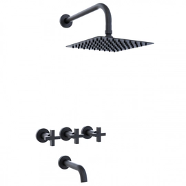 Griferia de ducha c/transf Hidromet Look cruz 31003