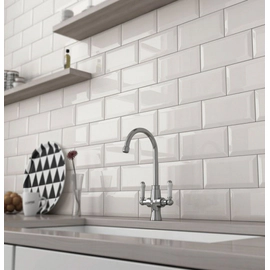 Revestimiento Misiones 15x7.5 Beveled Subway Bianco