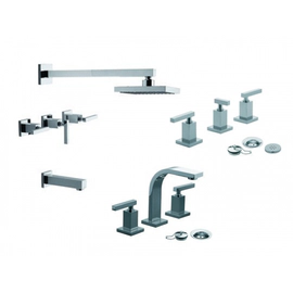 Griferia Baño Fv Dominic Lavatorio Bidet Ducha&