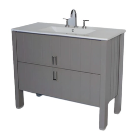 Vanitory Campi deck 100 gris con mesada 3AG