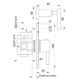 Conjunto decorativo FV para termostatico 0217.02-CR