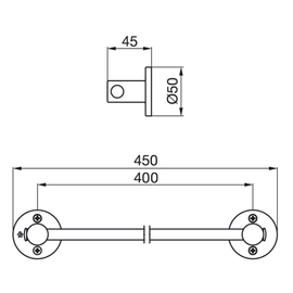 Toallero FV arizona barral cromo 0164/B1-CR