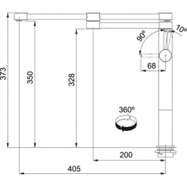 GRIFO PESCARA Pot Filler