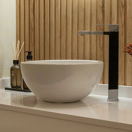 Bacha de lavatorio Ferrum persis blanca PRS-BH-022-BL