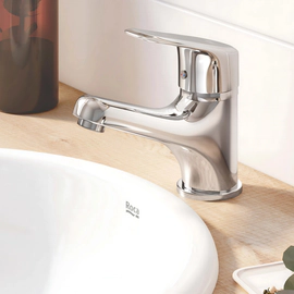 Griferria lavatorio Roca monocomando coral