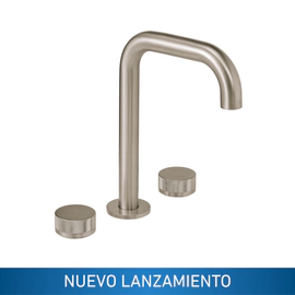 Griferia lavatorio Peirano Fabric Niquel 60-100NI