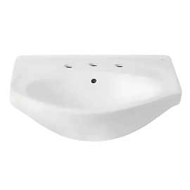 Lavatorio de porcelana mural, 3 Agu Roca