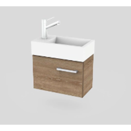 Vanitory Solaris Nix Roble ambar c/bacha 1 ag sin griferia