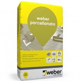 Adhesivo de Porcellanato con ligantes mixtos Weber 30k 92-0120