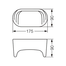 Portarrollo Ferrum compacto blanco ACO-PR-007-BL