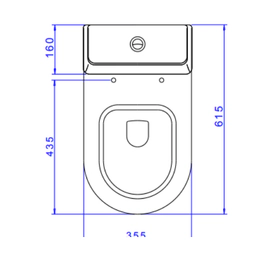 Inodoro largo Deca Link bco P.230.17