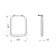 Tapa de inodoro Ferrum Limay blanca LMY-TP-001-BL
