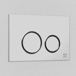 Tecla Ideal ritmo cromo mate 80020