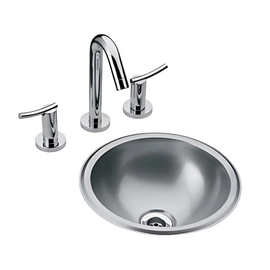 Bacha de lavatorio Ferrum acero inoxidable 1AG INX-BH-033-AB