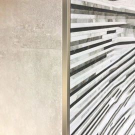 Guardacanto aluminio quadra Atrim 10X10MM 2,5MTS olivo 3425B