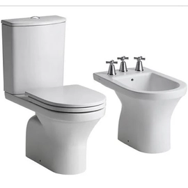 Combo de baño Inodoro, bidet, deposito y tapa - Varese
