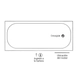 Hidromasaje Ferrum 190x90x57 azteca base10 jets H-AZT-19-10-B-D