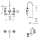 Griferia Juego Triumph Hidromet C/Duchon Redondo Lever