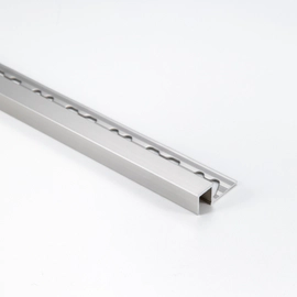 Omega Moldumet recta aluminio 10x10 mm cr mate A10