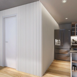 Revest de pared Atrim Epsilon blanco mate wide 120X21mm (2.75ML) 7550E